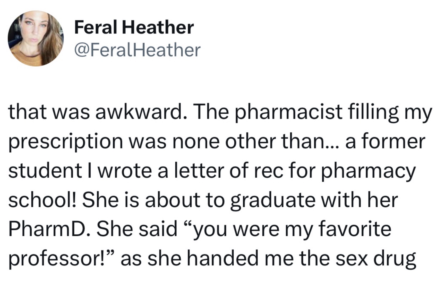 This is not embarrassing, this is a victory